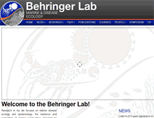 Tablet Screenshot of behringerlab.com